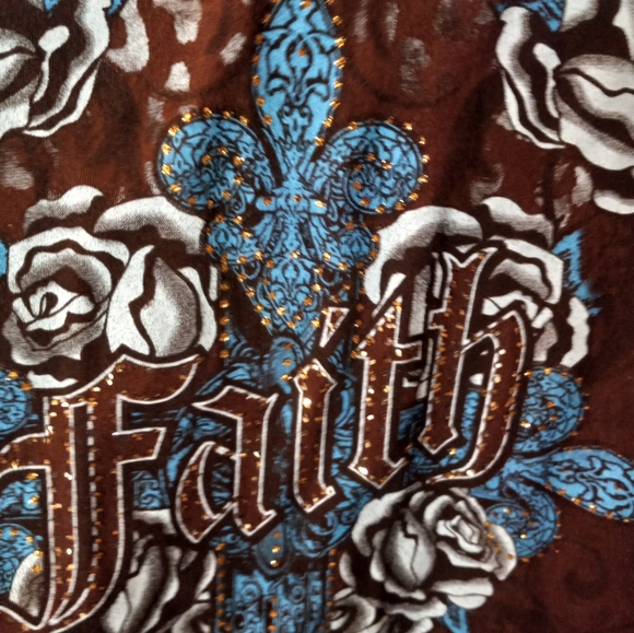 Ransom women's Tank with Cold Shoulder Sleeve Size 1X. Sku t1 - Picture 5 of 6